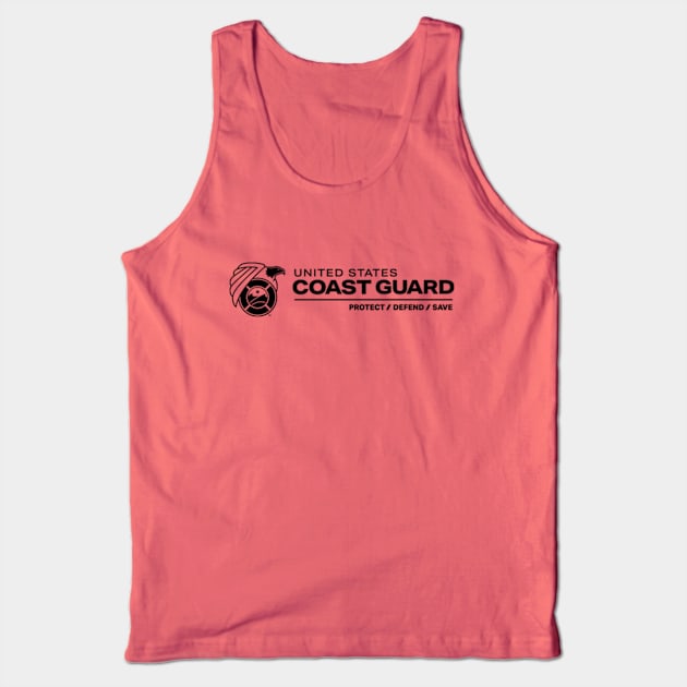 United States Coast Guard Tank Top by Desert Owl Designs